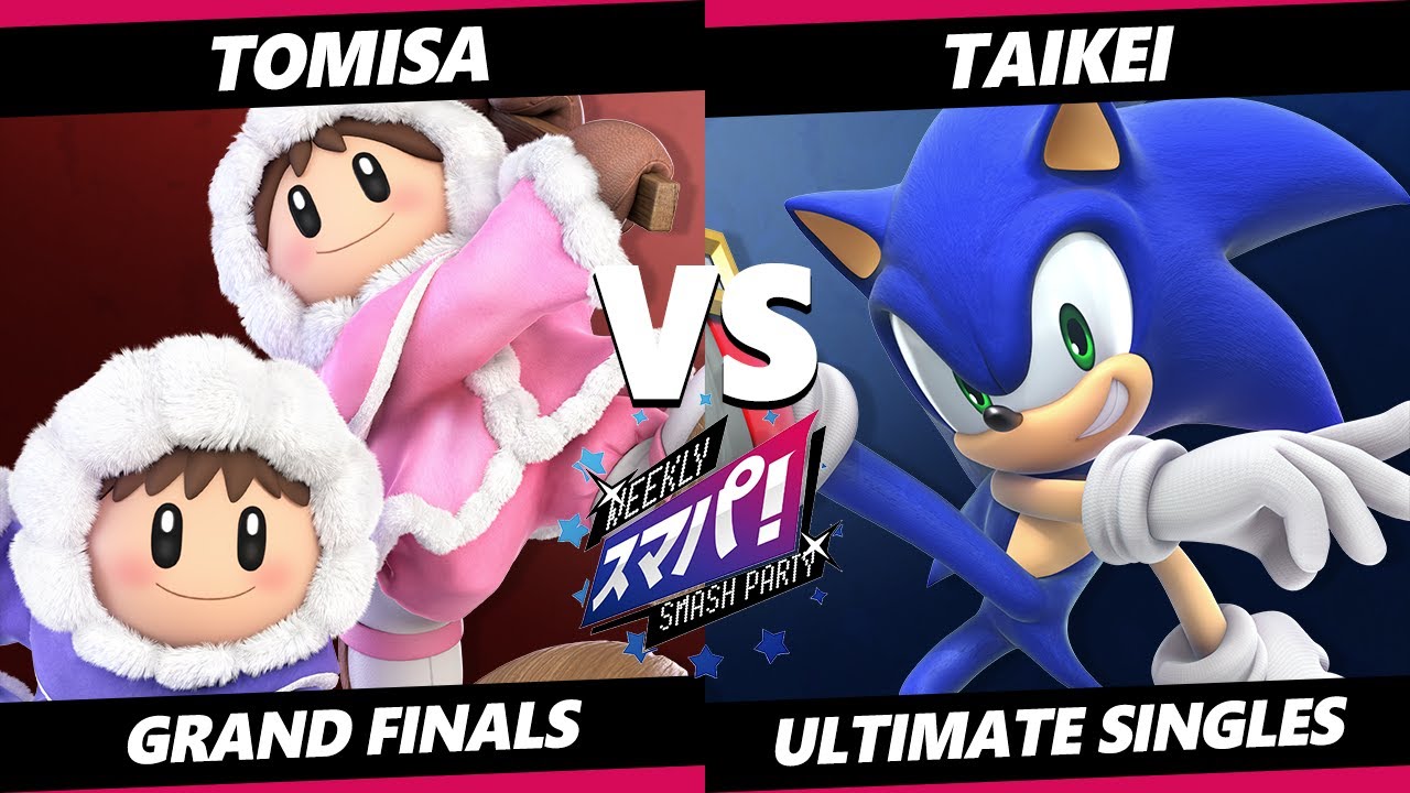 Sumapa 109 GRAND FINALS - Taikei (Sonic) Vs. Tomisa (Ice Climbers) Smash Ultimate - SSBU