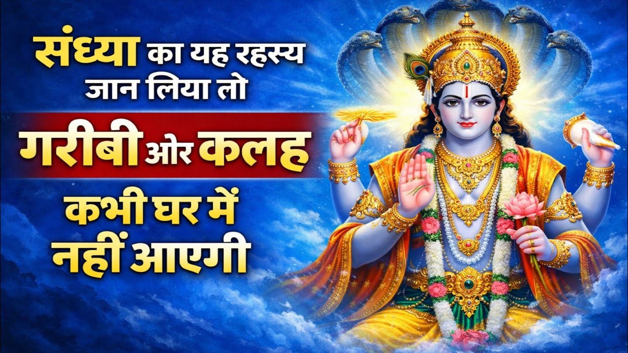 संध्या का यह रहस्य जान लिया तो गरीबी और कलह कभी घर में नहीं आएगी