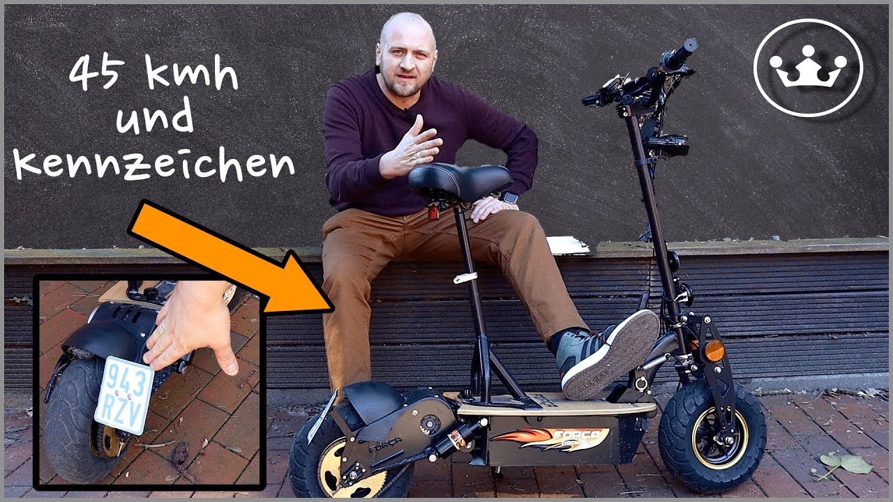🔴E Scooter mit Straßenzulassung 45kmh : FORCA EVOKING 3