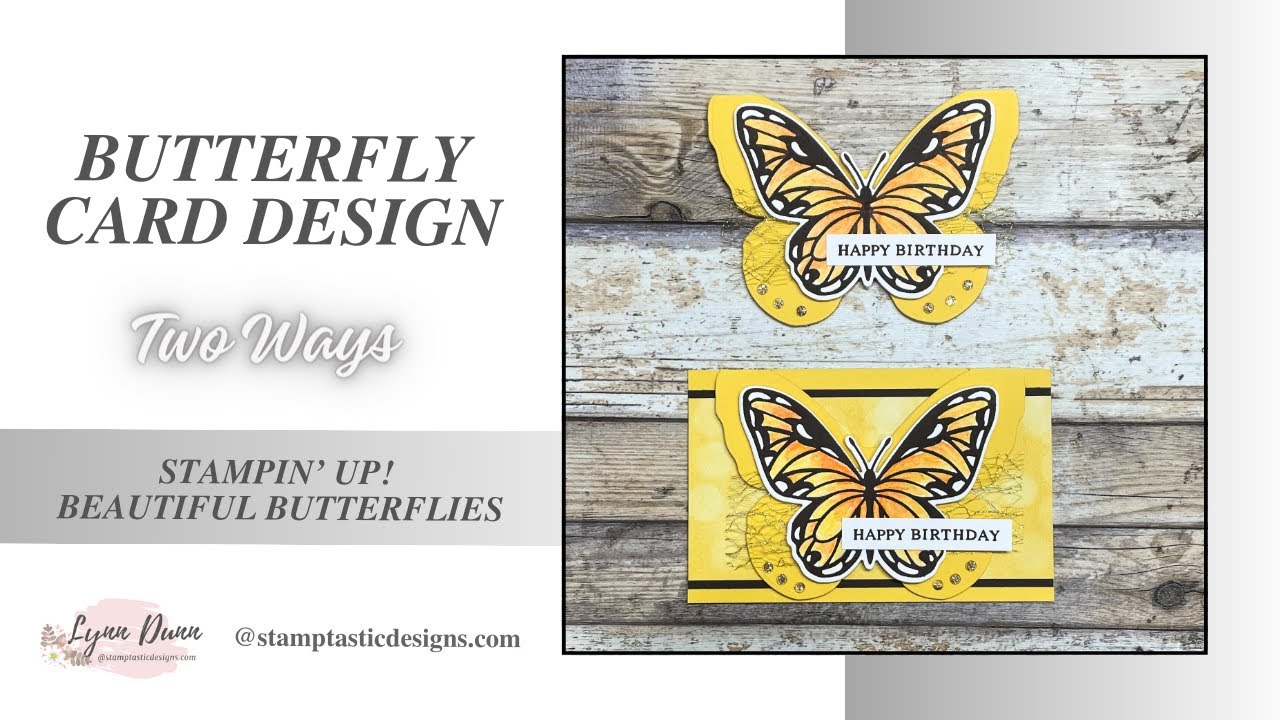 Butterfly Card Design | Two Ways