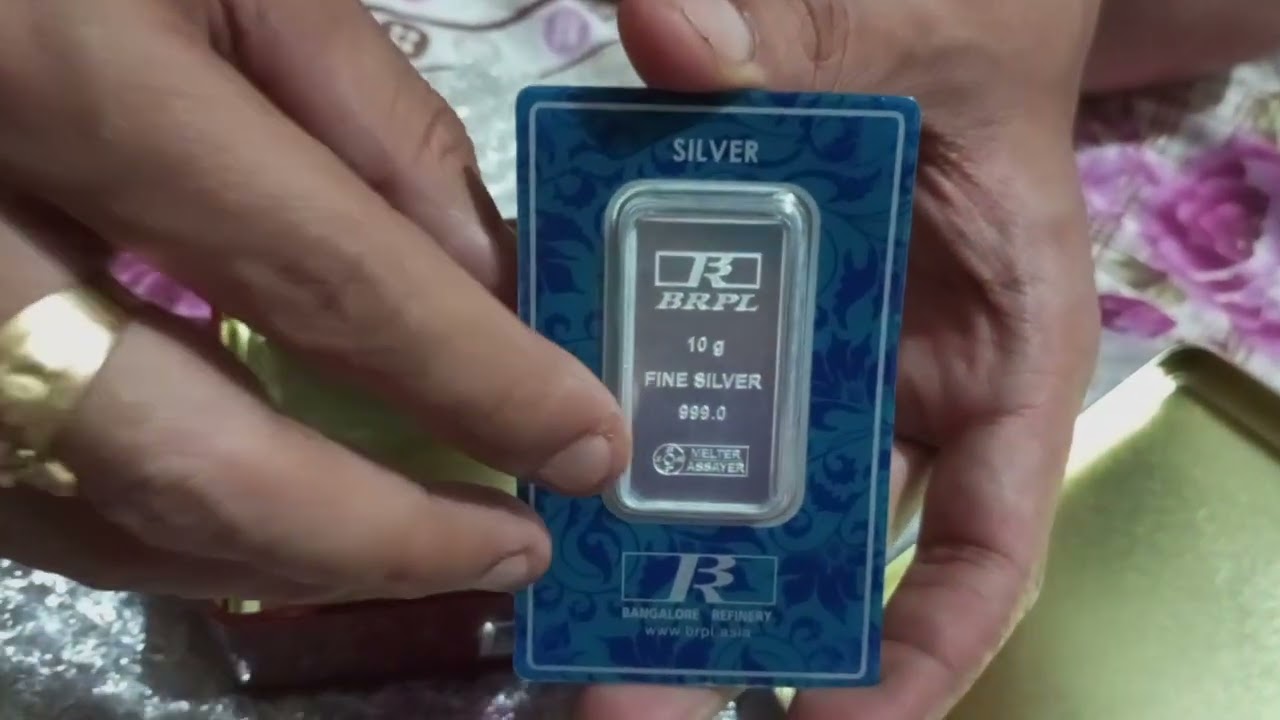 10 gram of silver bar by brpl