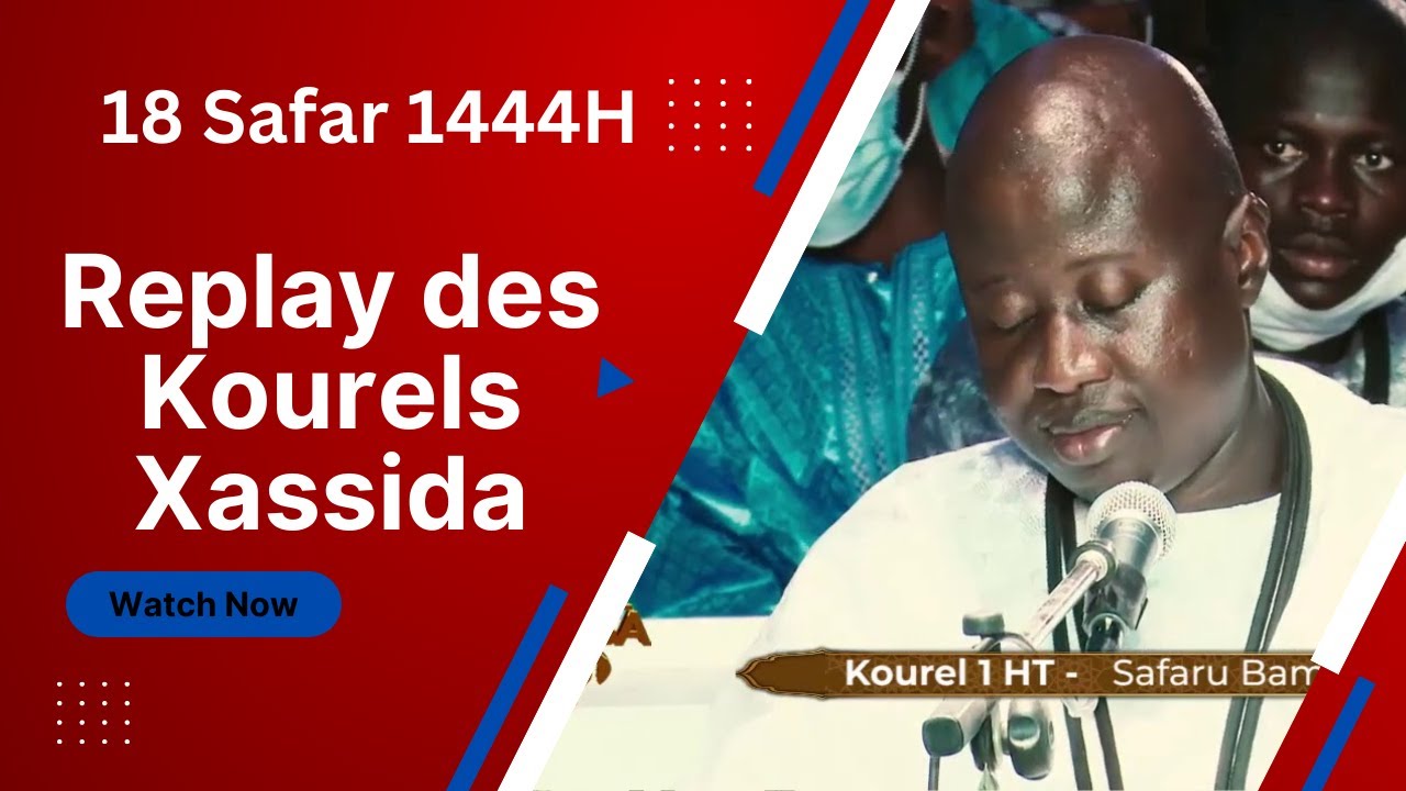 Revivez La Prestation In&eacute;dite des Khassaides avec Hizbut Tarqiyyah 18 Safar 1444H / 2022