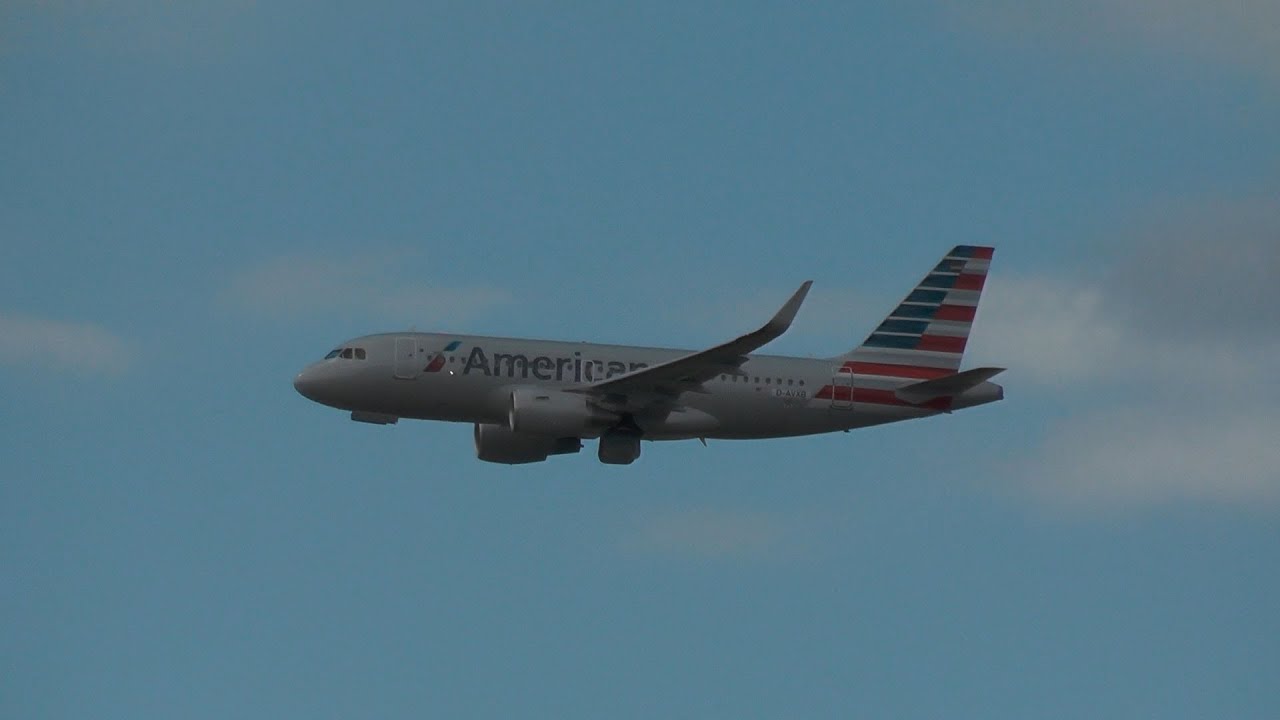 A319 American Airlines go around at Hamburg Airport N4005X