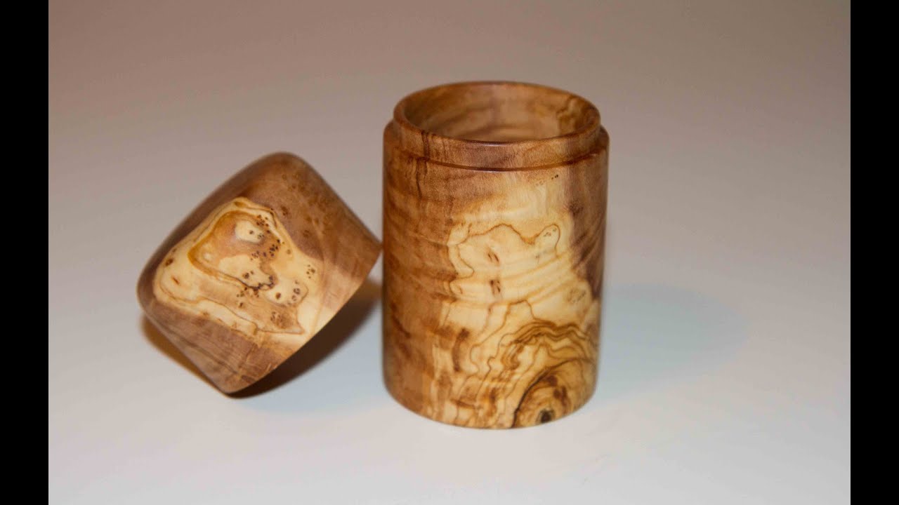Woodturning Project | Turned Lidded Box On The Lathe | Carl Jacobson