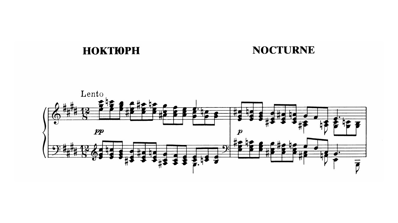 Stanchinsky - Nocturne [Robert Henry]