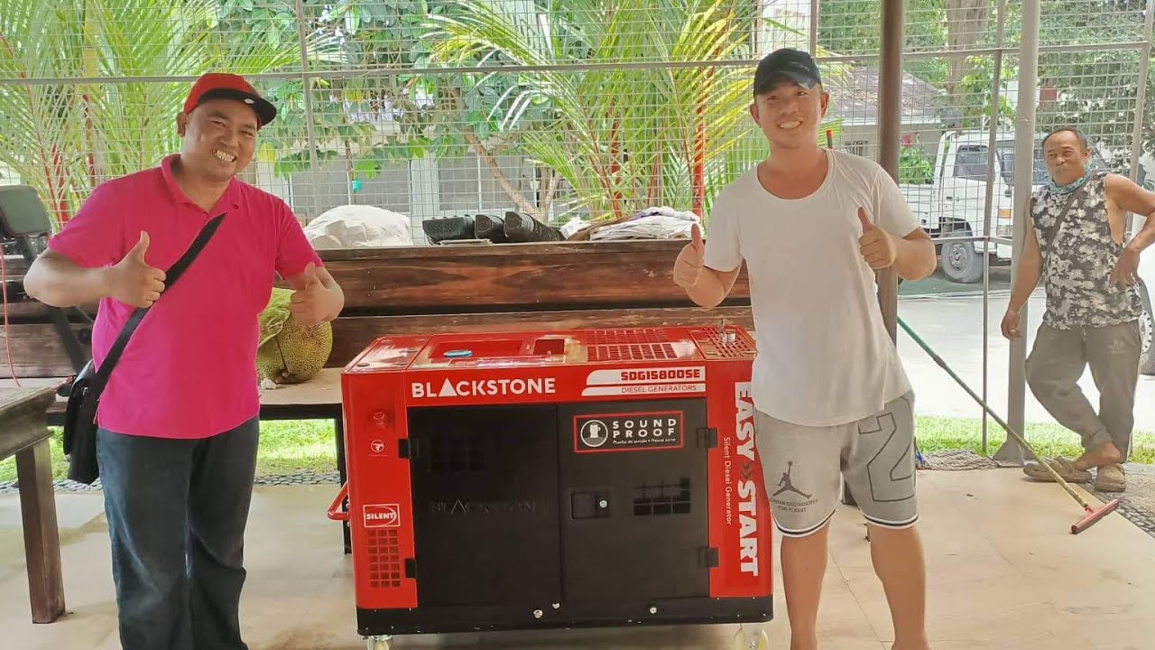UNBOX & ACTIVATION  BLACKSTONE 15KVA DIESEL ENGINE.