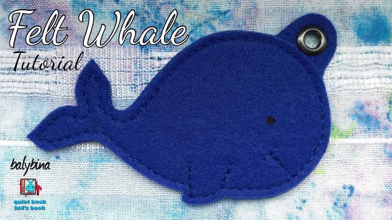 Felt Whale TUTORIAL | Korean Hard Felt 1.2mm