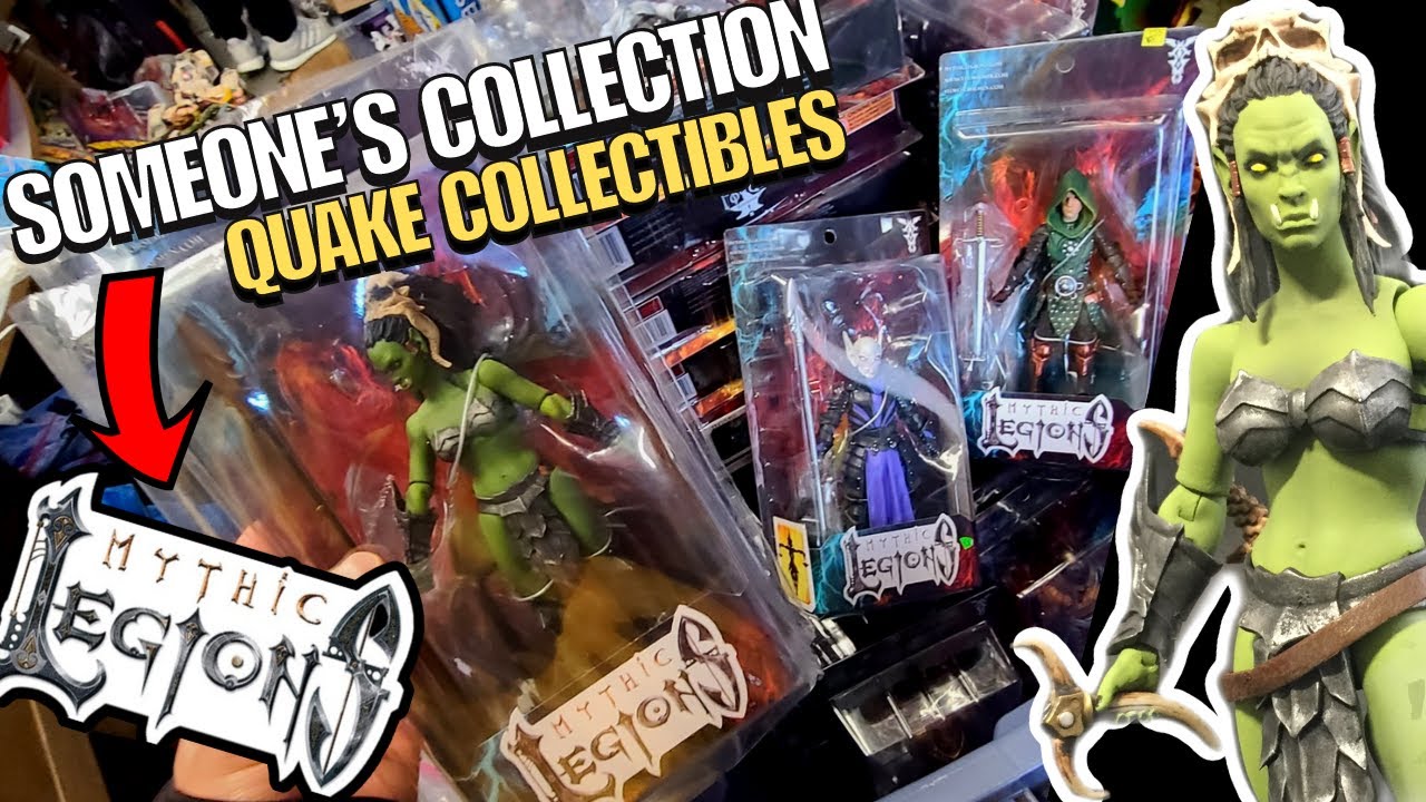 Toy hunting a Collection of action figures (mythic legions)