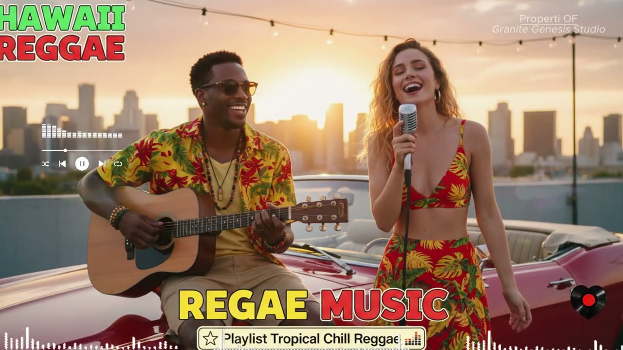 Positive Tropical Reggae Feel Good Hawaiian Beats All Day Bob Marley UB40 Jimmy Cliff