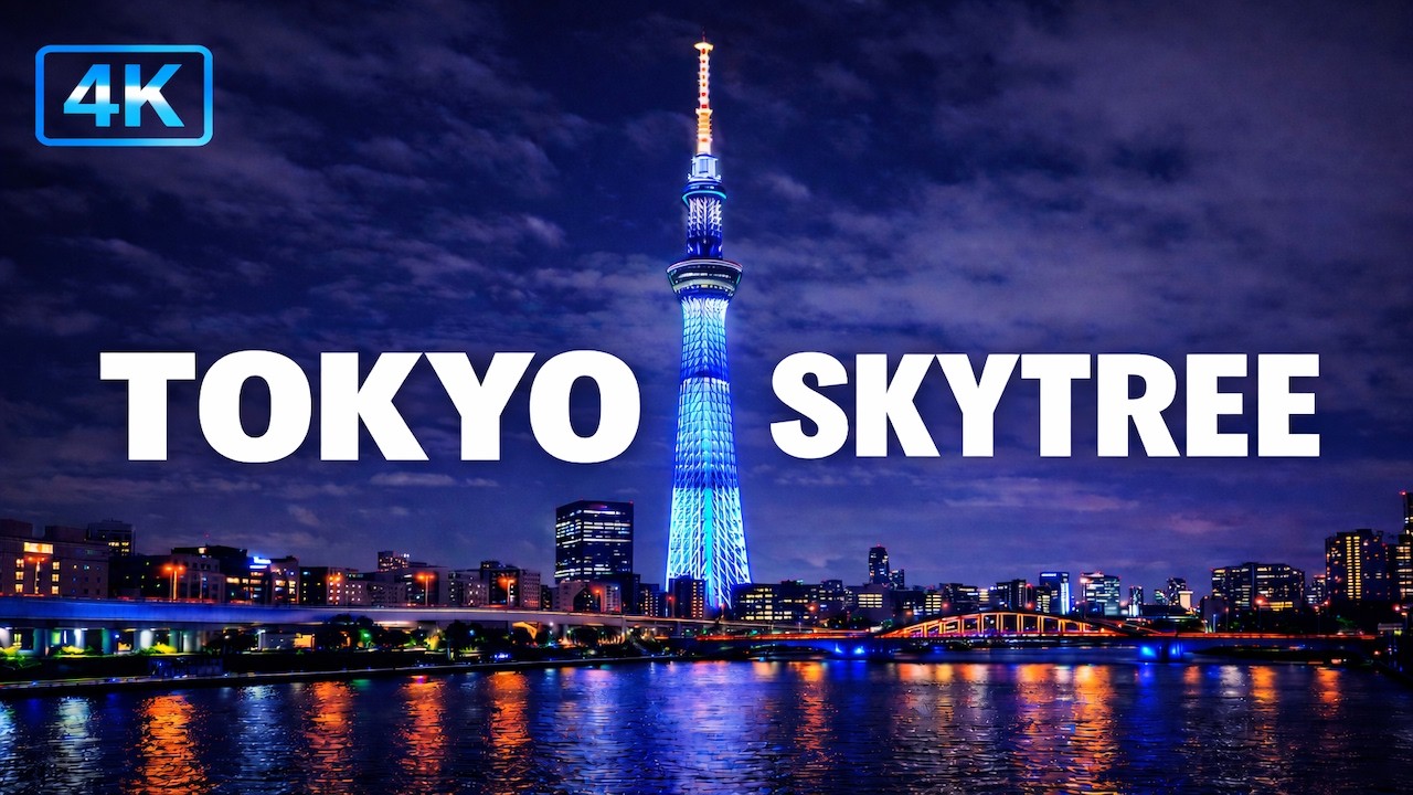 [4K HDR] Tokyo Skytree Night Walk | 4K HDR City Views