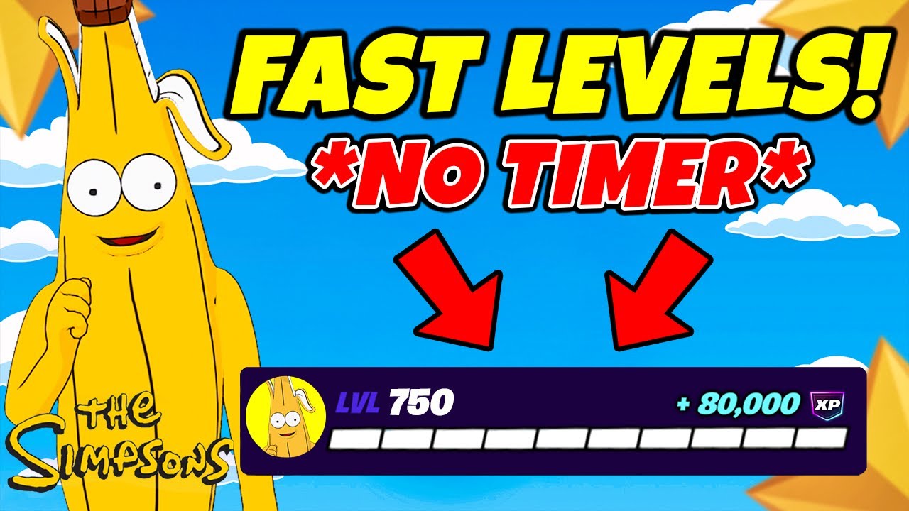 NO TIMER Fortnite XP MAP to LEVEL UP FAST in CHAPTER 6 SIMPSONS MINI SEASON 2! (Earn XP)