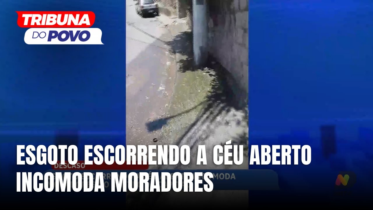 Esgoto a céu aberto preocupa moradores no Centro de Florianópolis