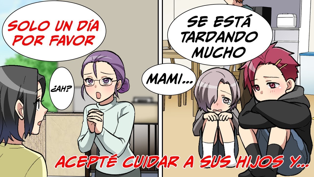 La madre de un amigo me dejó a sus hijos para cuidar. Le di una mano y ella... [Doblaje Latino]