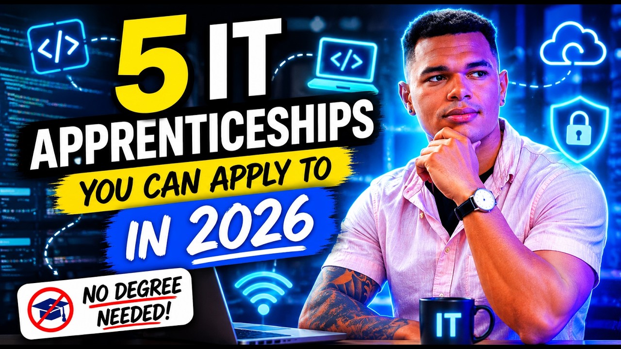 5 IT Apprenticeships You Can Apply To in 2026 (No Degree Needed)
