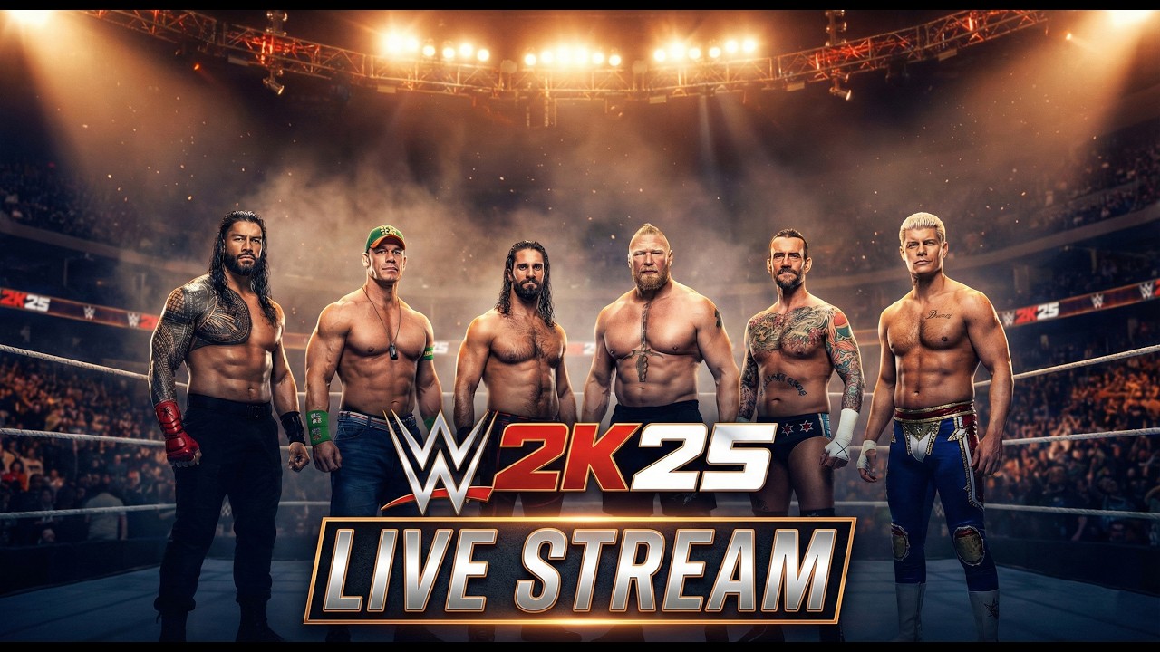 🔴 WWE 2K25 LIVE 🔥 Fans Decide the Matches! #wwe2k25 #wwe #wwe2k24 #gaming #romanreigns