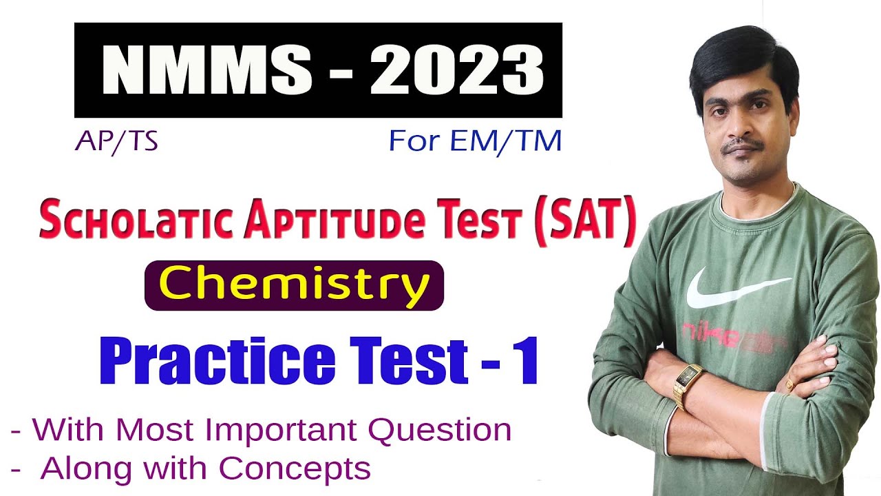 NMMS - 2023 AP/TS I SAT - Chemistry I Practice Test - 1 I Most Important Questions I Ramesh Sir