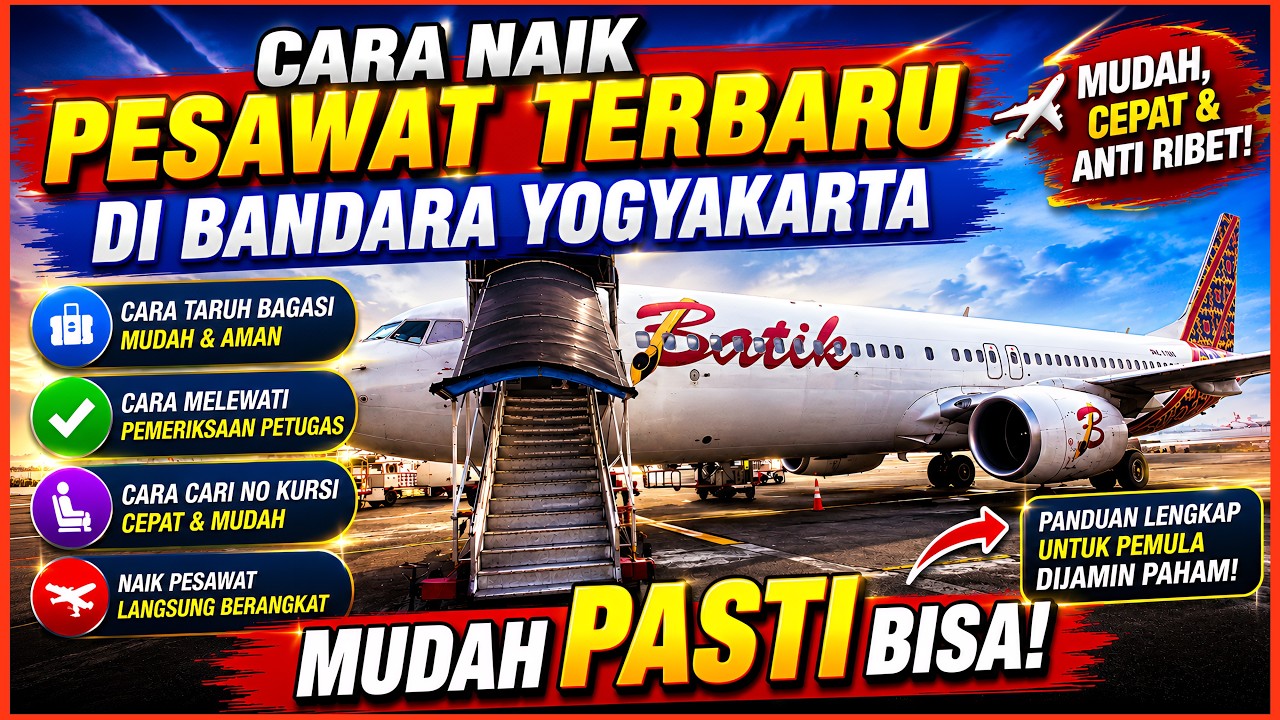 How to board a plane from Yogyakarta International Airport (YIA) - EASY AND DEFINITELY POSSIBLE