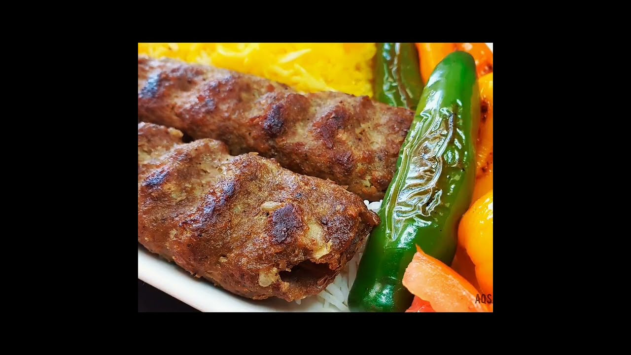Kobideh kabab ( kabab with rice )||#kababrecipes