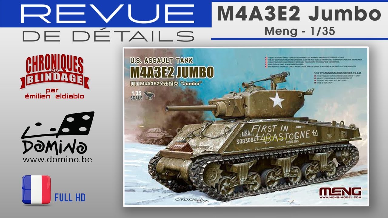 💥[REVUE DE DÉTAILS]💥- M4A3E2 Jumbo MENG 1/35