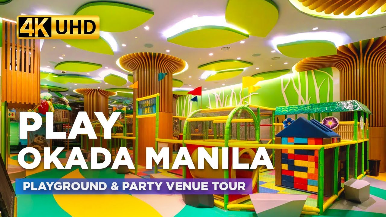 PLAY at OKADA MANILA Walking Tour | Kiddie Playground ADVENTURE & Ultimate Kids' Party Venue【4K】