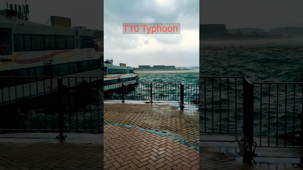 T10 Typhoon Wipha Hong Kong 颱風 #typhoon #t10 #storm #staysafe #weather #stormseries #tropicallow