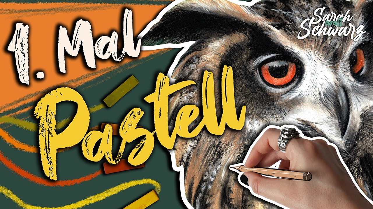 Mit PASTELLKREIDE malen | Das erste mal PASTELL und KEINEN PLAN!