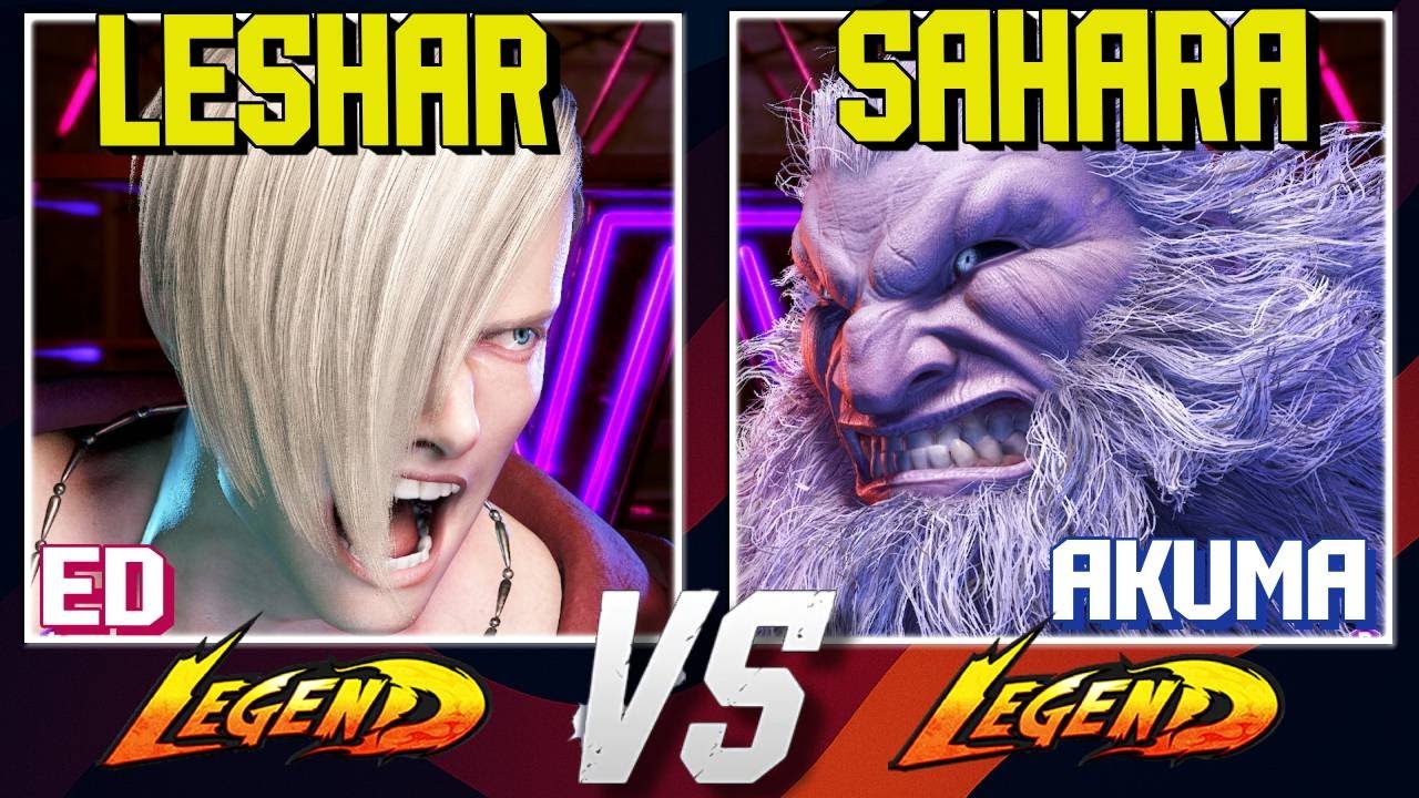 Insane Clash 😱 LeShar (Ed) vs Sahara (Akuma) | SF6