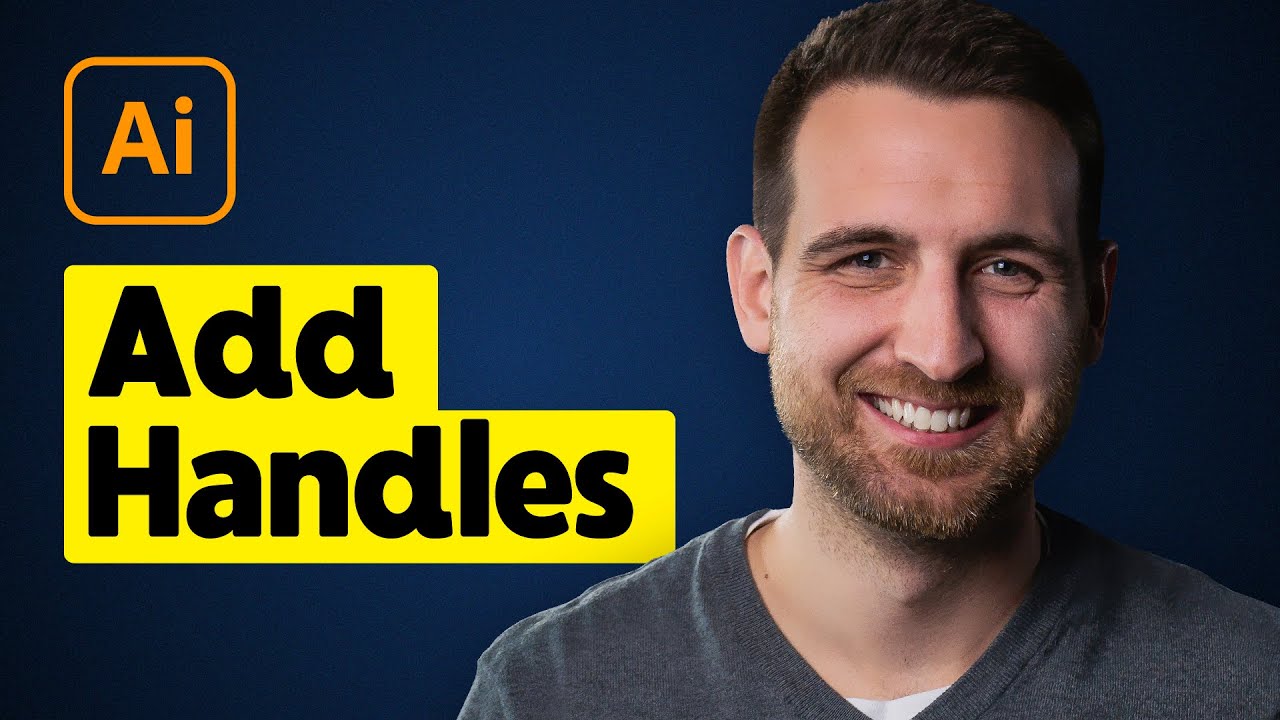How to Add Handles to Anchor Points in Illustrator