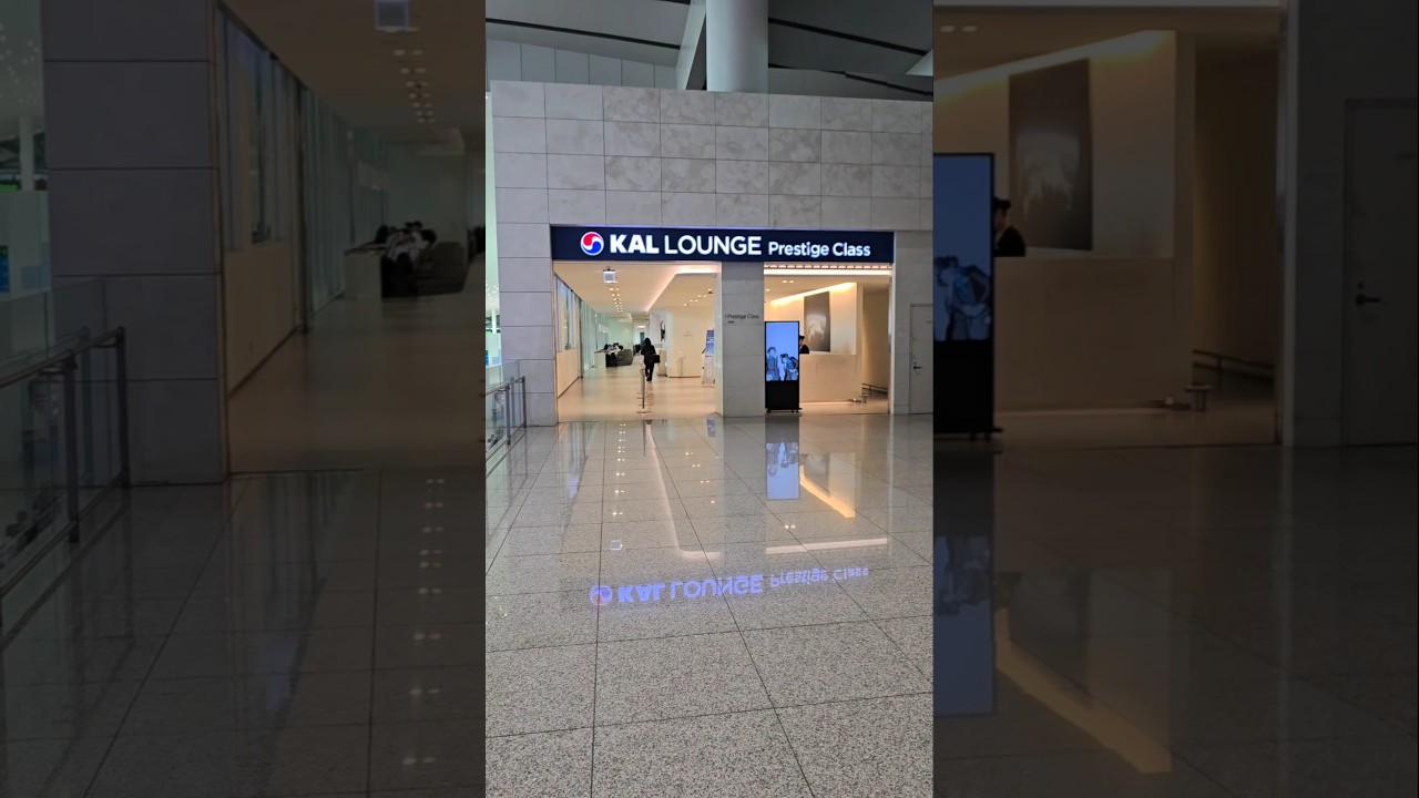 인천공항 대한항공 라운지 이용기 