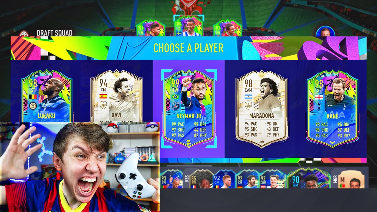 99 НЕЙМАР В ДРАФТЕ FUT ЗВЕЗД С РЕЙТИНГОМ 195! - FIFA 21