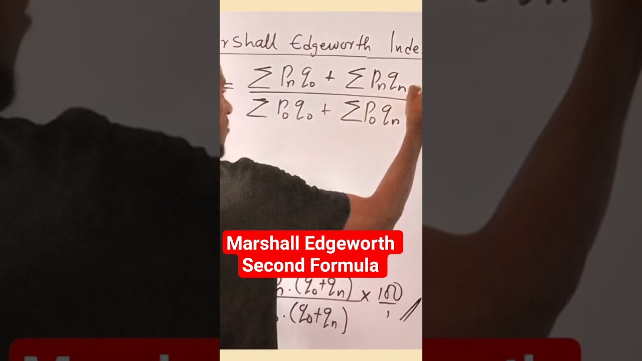 Marshall Edgeworth Second Formula (See our channel for the full class)