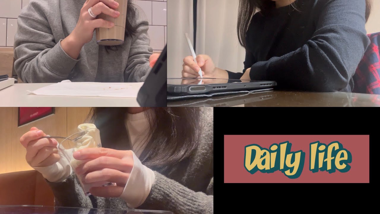 [Vlog] Officeworker's vlog | Infinitely repeated Desk, Laptop work😂