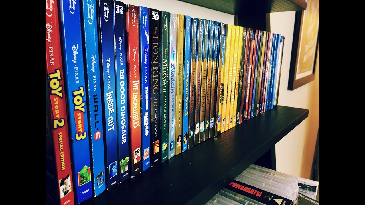 My Complete Disney/Pixar Blu Ray Collection - 2016 Update