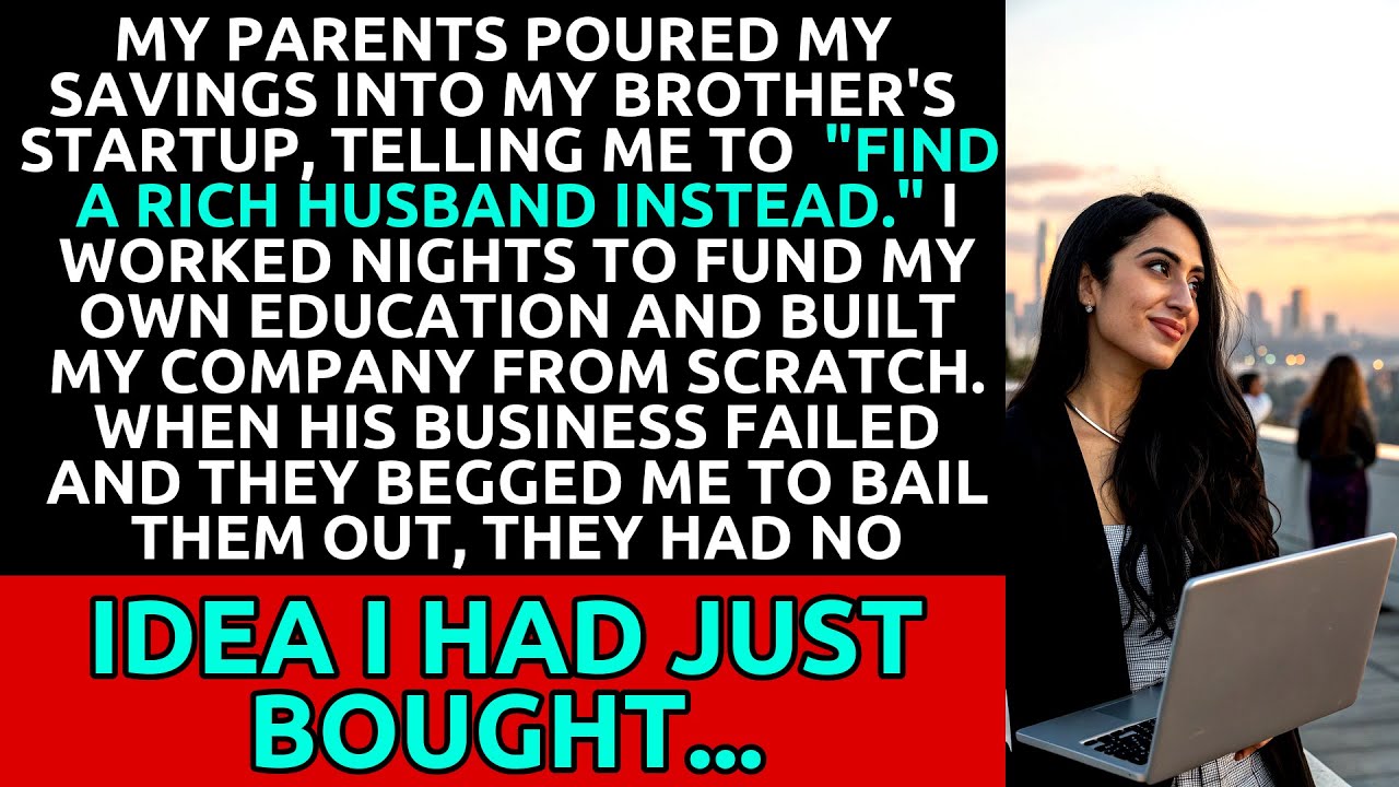 Parents Used My Savings for My Brother's Startup—They Didn’t Know I Built a Company in Secret