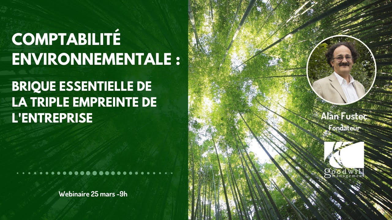 Webinaire - Comptabilité environnementale en entreprise