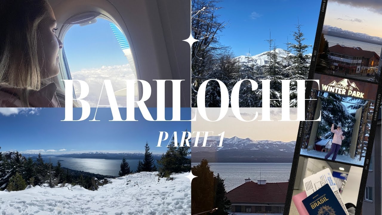 VLOG DE VIAGEM À BARILOCHE! PRIMEIRA VEZ ANDANDO DE AVIÃO E PRIMEIROS DIAS.