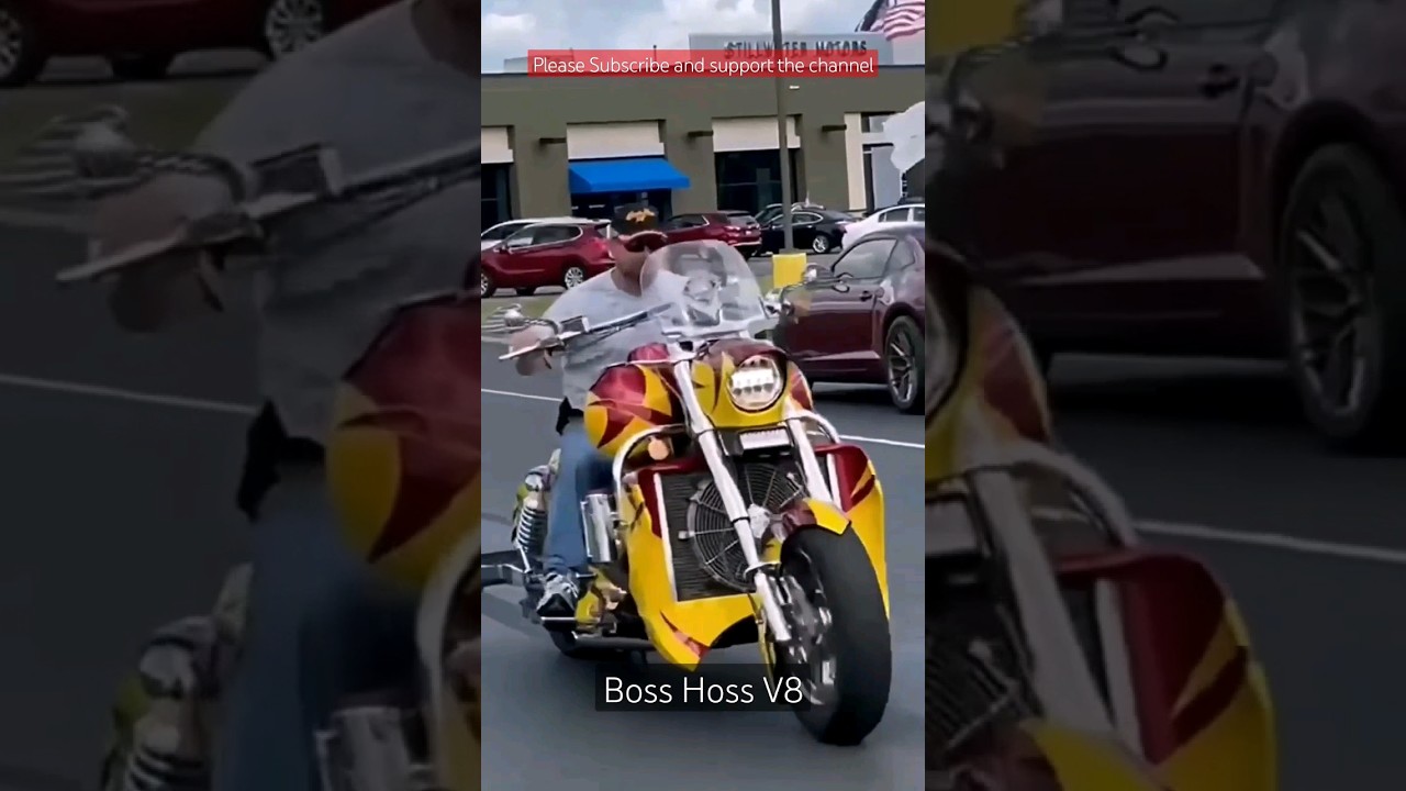 Boss Hoss V8 burnout #bosshoss #v8 #exhaust #superbike #V8bike #bosshossv8 #exhaustnote #burnout