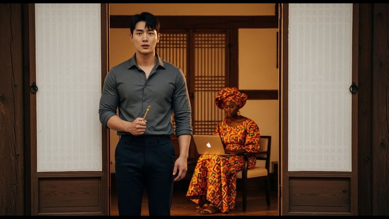 The Cold KOREAN MAFIA Boss Stop Breathing When He saw the African Girl Walked In on a Trad dres.