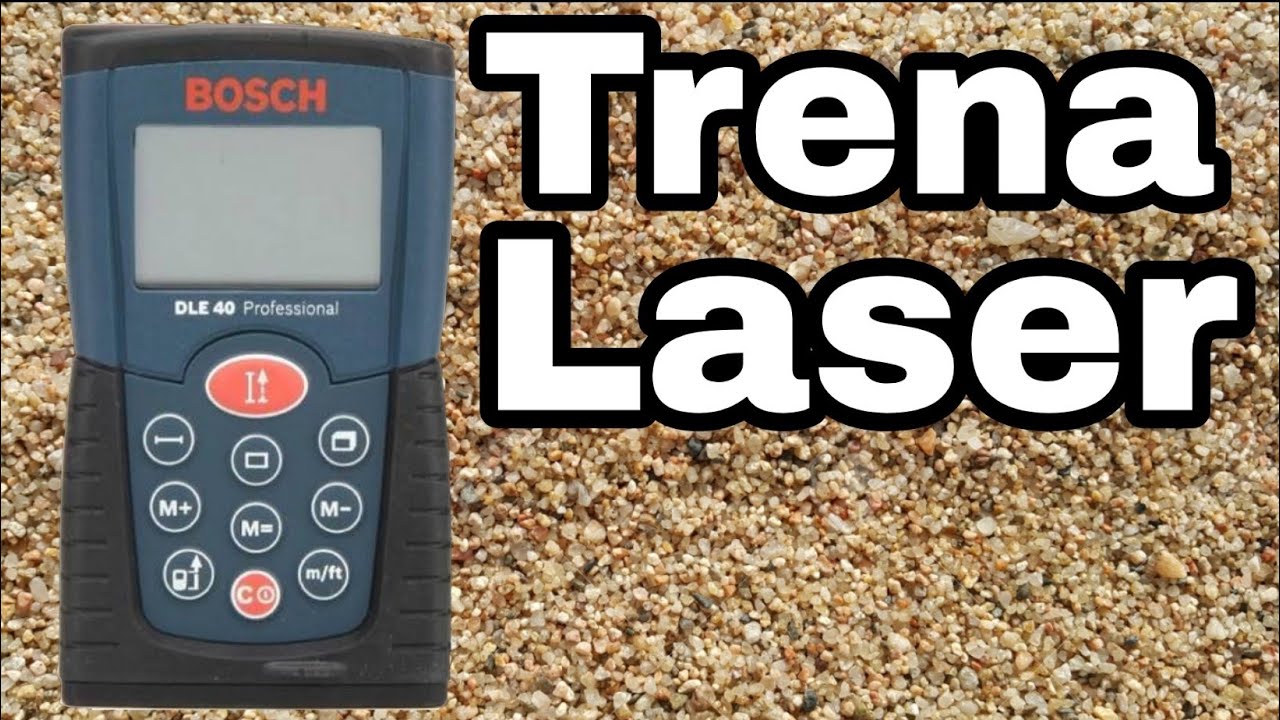 Como Utilizo Minha Trena Laser! Trena Laser Bosch DLE 40.