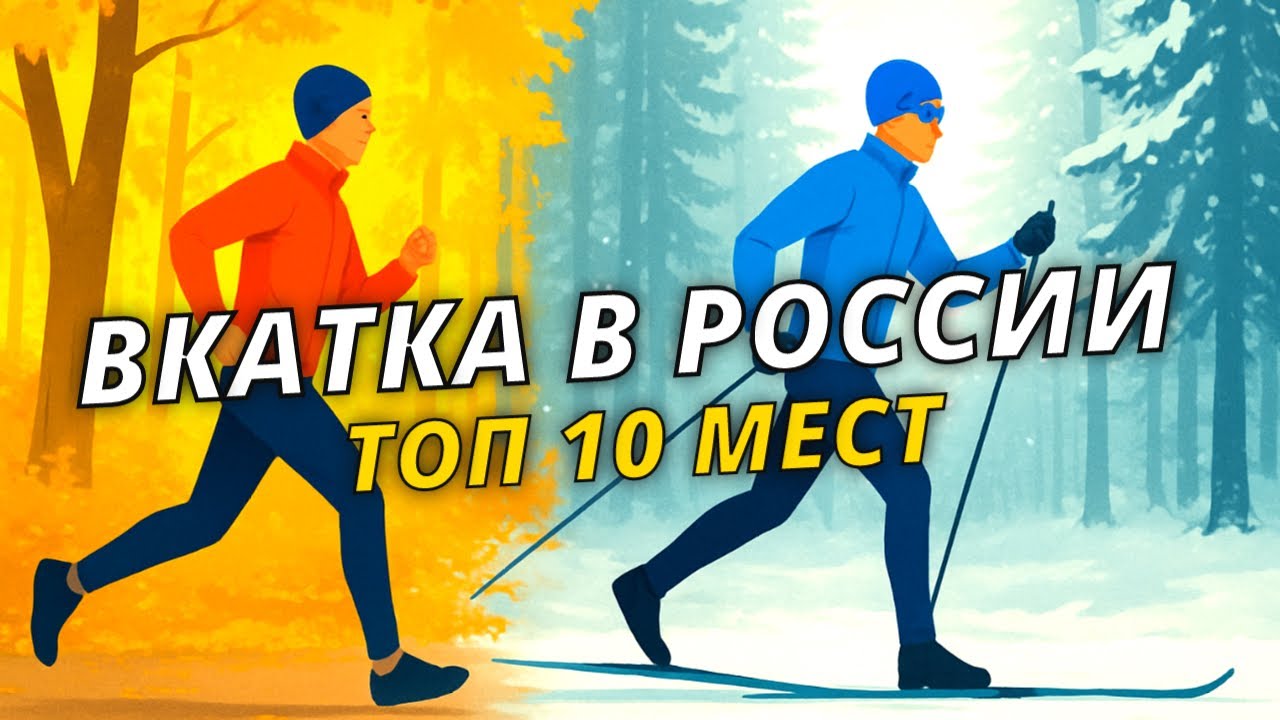 Топ 10 мест для вкатки в 2025 году в России #лыжнаямедиалига #лыжники #тренировки #первыйснег #лыжи 