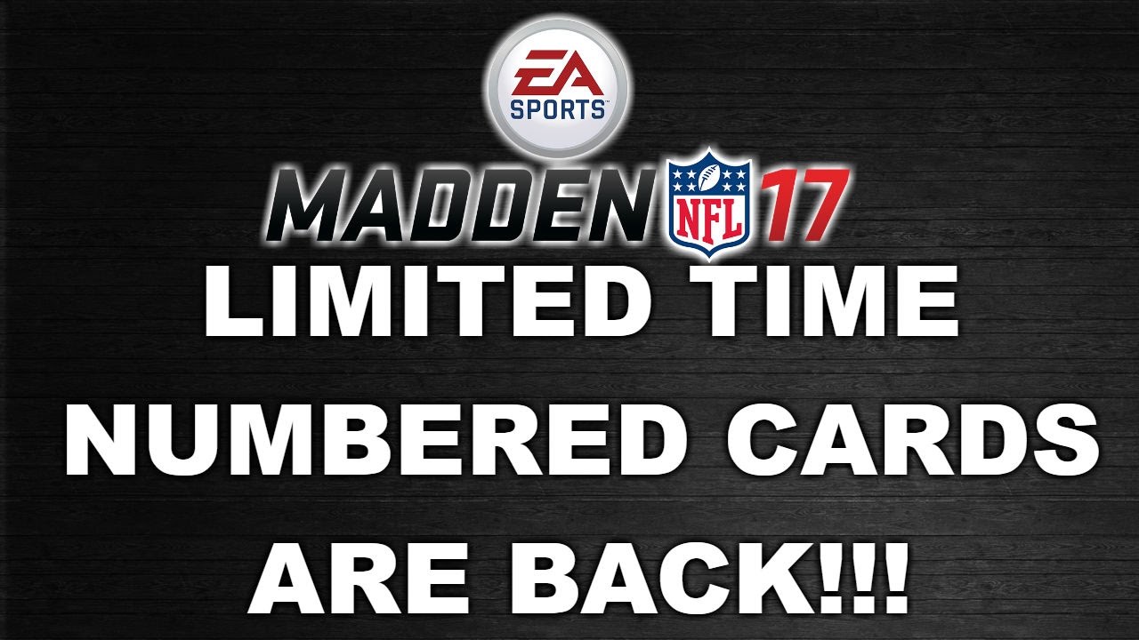 LIMITED TIME # CARDS ARE BACK!! MUT 17 PACK OPENING
