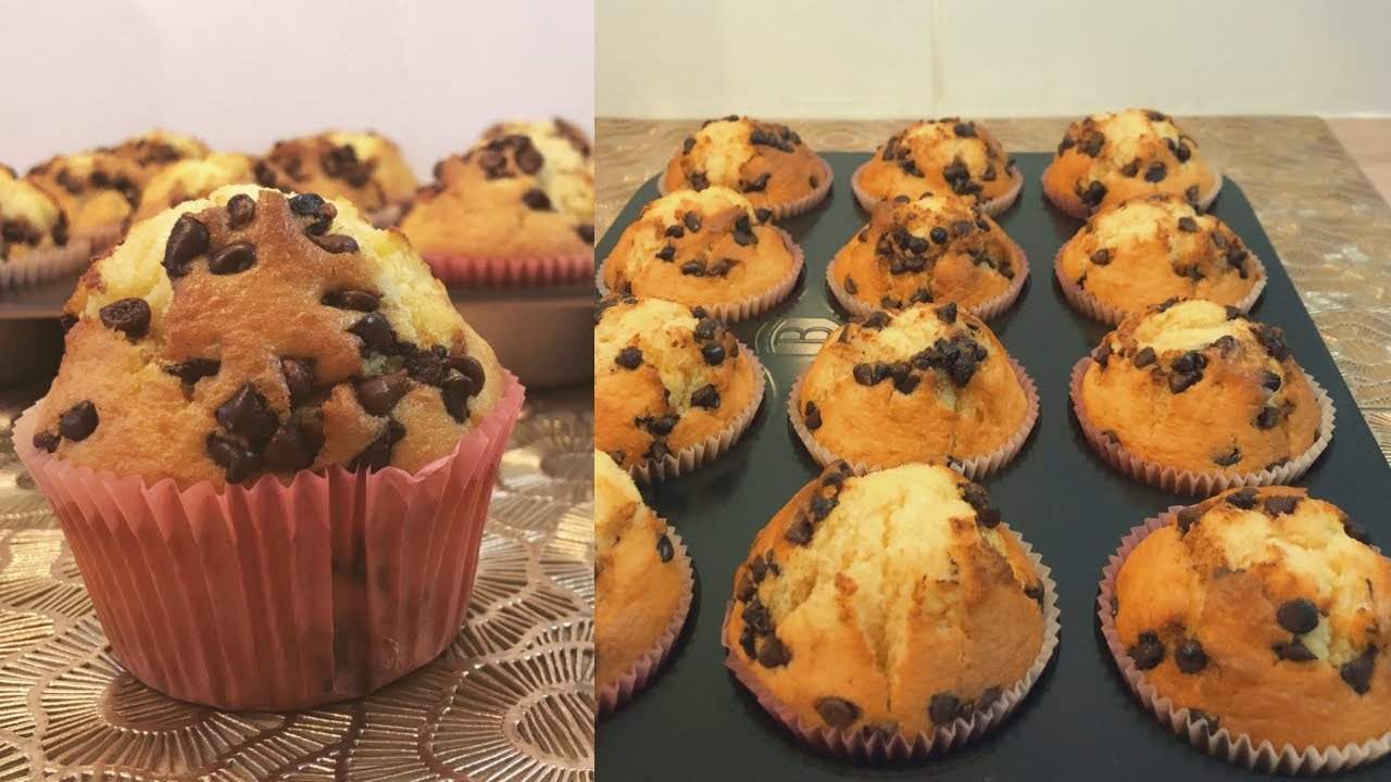 Muffins aux pépites de chocolat