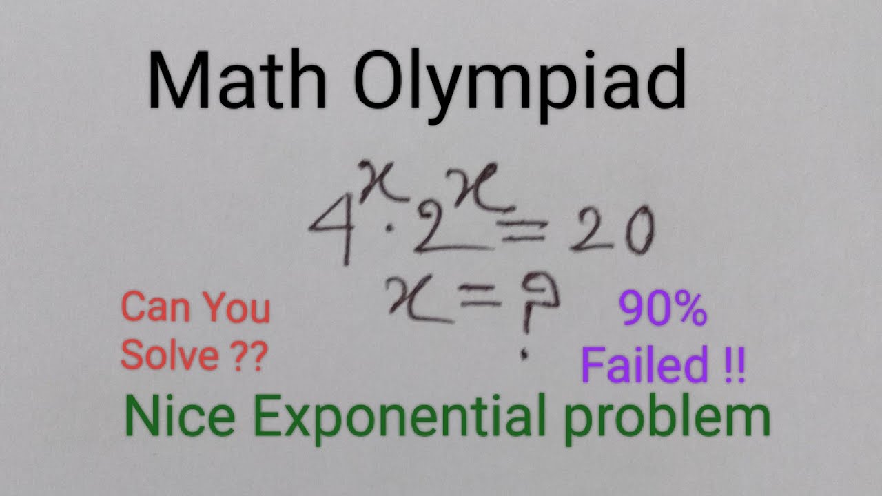 Germany//Can You Solve This ??//Nice Math Olympiad Exponential problem.