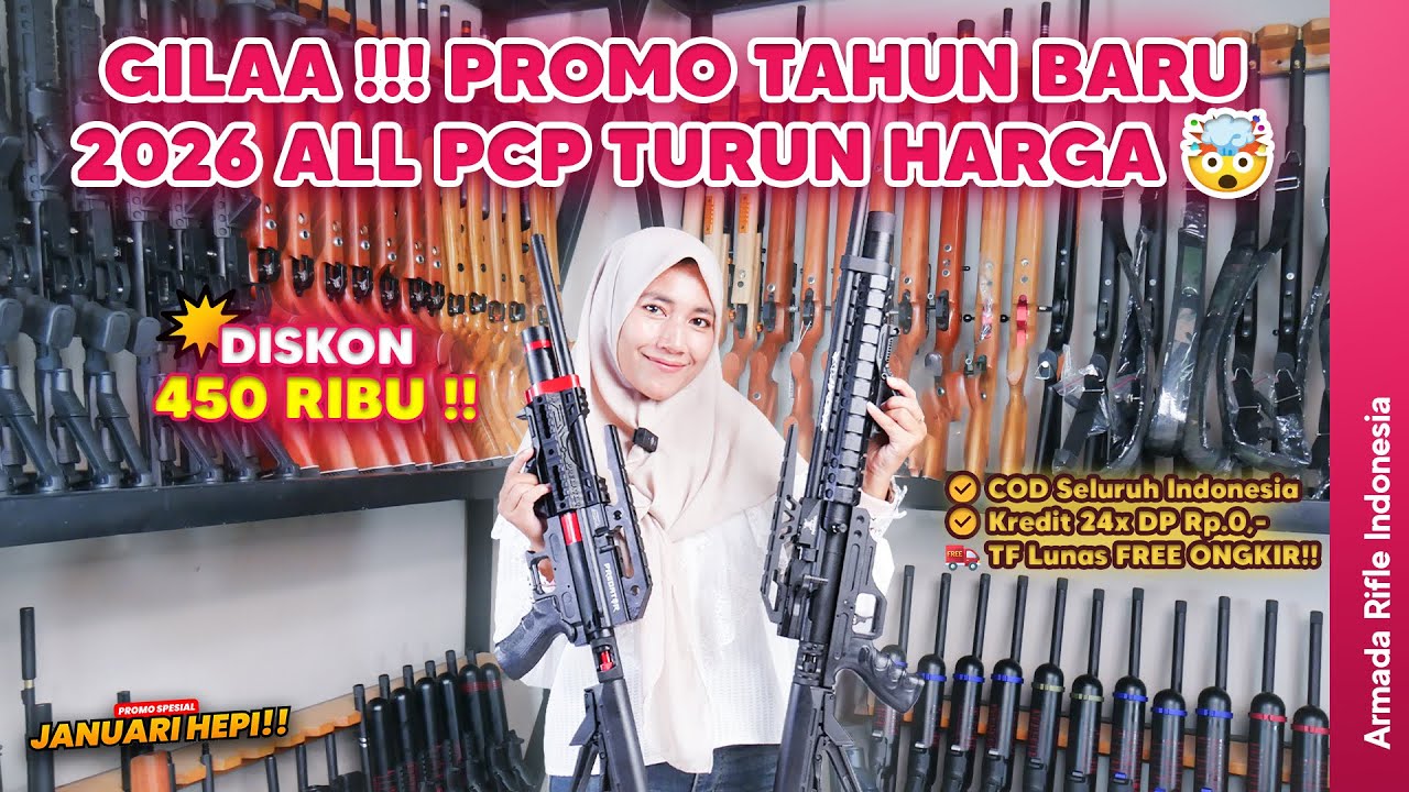 900 RIBU PCP BIGGAME ⁉ DAFTAR HARGA PROMO CUCI GUDANG SENAPAN ANGIN MONEL DAN DURAL 2026 TERBARU !!