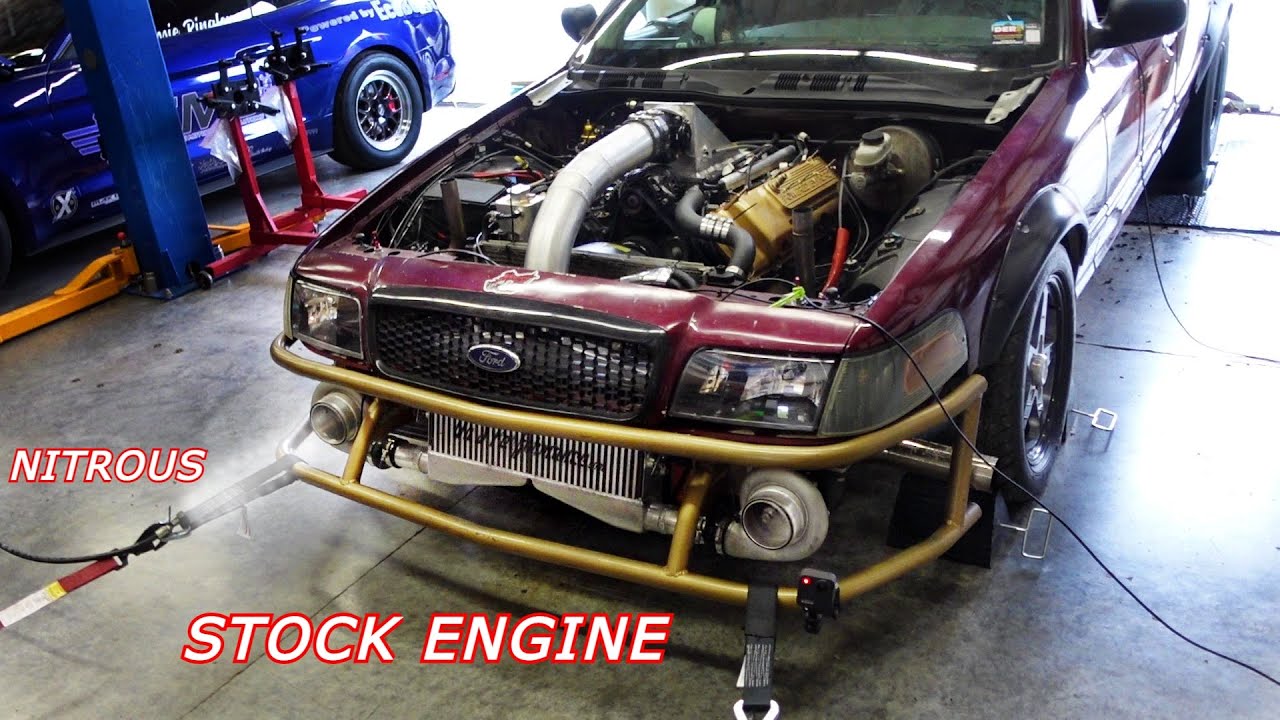 Наш Twin Turbo Crown Vic выдаёт НАМНОГО больше мощности, чем мы когда-либо ожидали! 1xxx+ л.с.