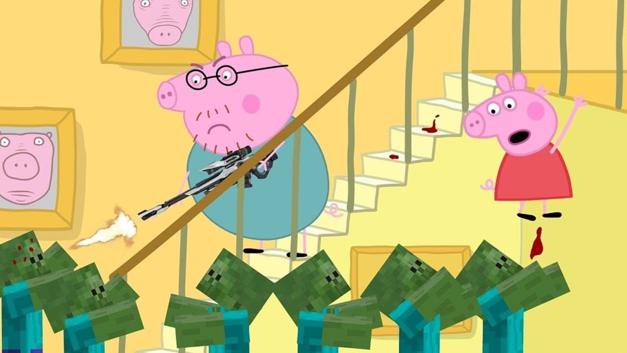 ŚWINKA PEPPA VS ZOMBI