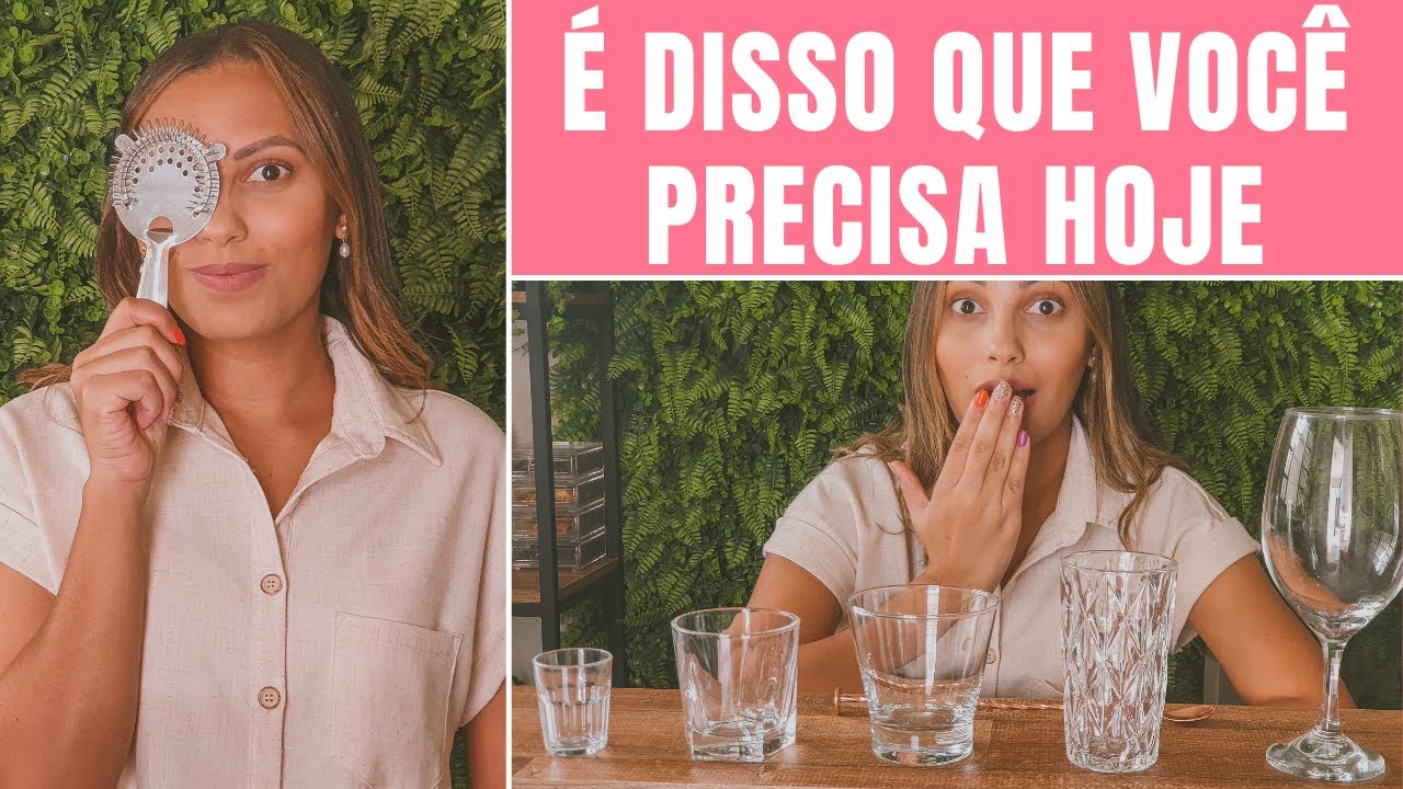 UTENSÍLIOS PARA BAR: VEJA QUAIS UTENSÍLIOS BÁSICOS QUE VOCÊ PRECISA PARA COMEÇAR UM BAR EM CASA.