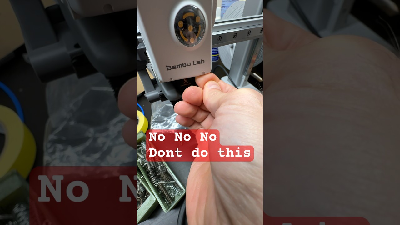Bambu A1 cover removal #bambulab #3dprinting #howto #3dprinter