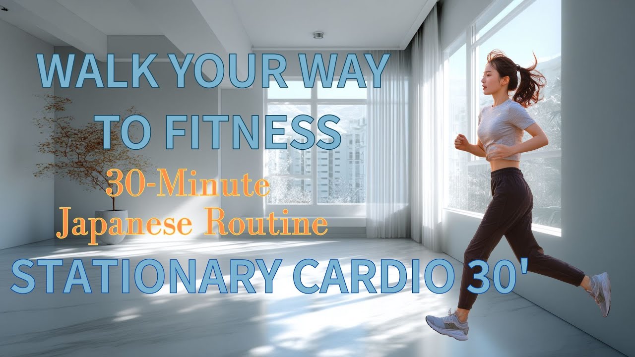 30-Min Japanese Walk for Office Workers | Reduce Belly Fat from Sitting All Day