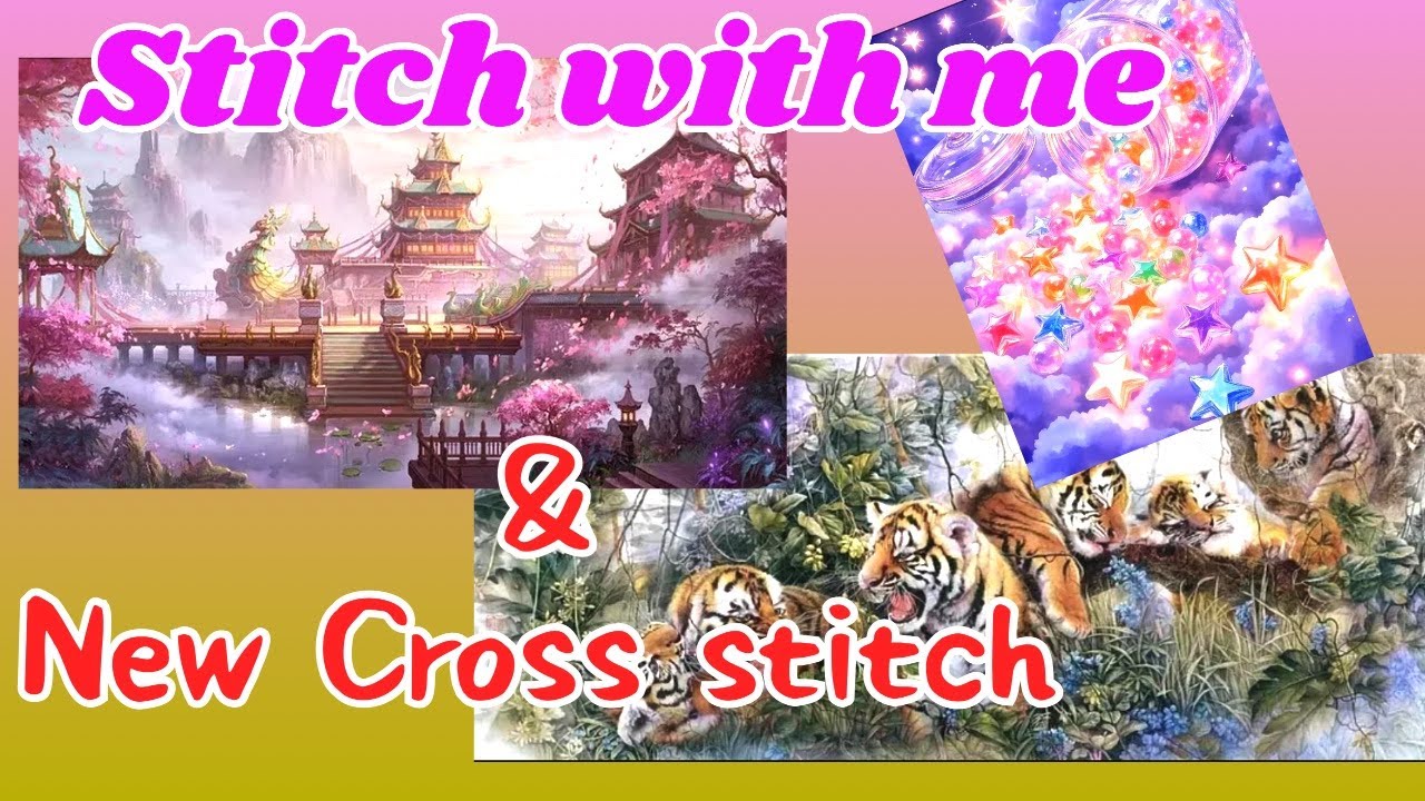 Stitch with me & New cross stitch
